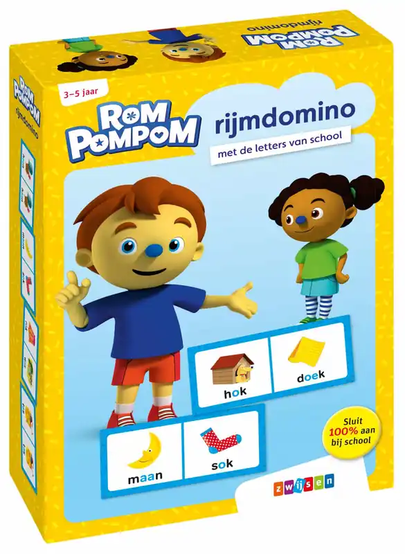 Direct Verzonden Rompompom – Rijmdomino
