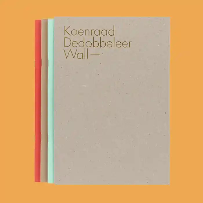 Koenraad Dedobbeleer: Wall (Edition of 500 copies) Beperkt Aanbod