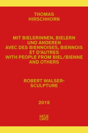 Thomas Hirschhorn: Robert Walser-Sculpture Beste Prijs