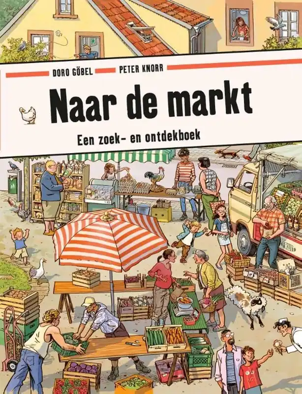 Naar de markt – Een zoek- en ontdekboek Actieprijs