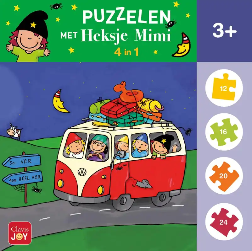 Puzzelen met Heksje Mimi (4-in-1-puzzel) Goedkoop