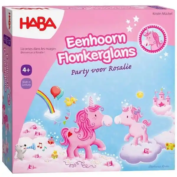 HABA – Spel: Eenhoorn Flonkerglans – Party voor Rosalie Lage Kosten