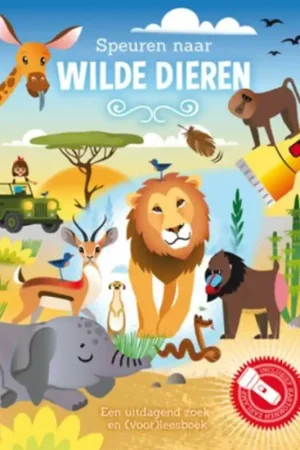 Zaklampboek – Speuren naar wilde dieren Koopje
