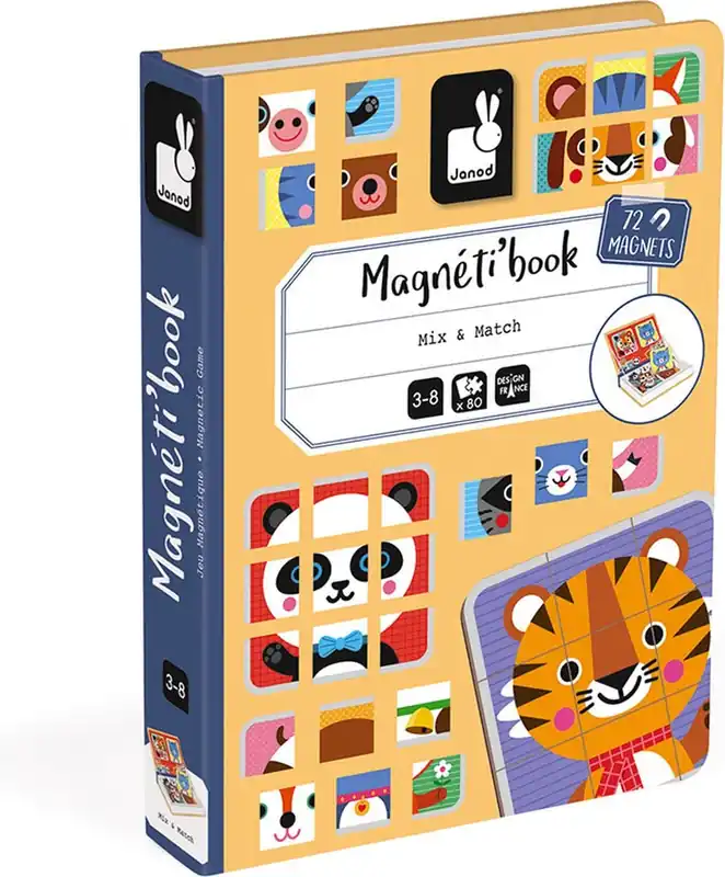 Janod Magnetibook – Mix & Match Koop Vandaag