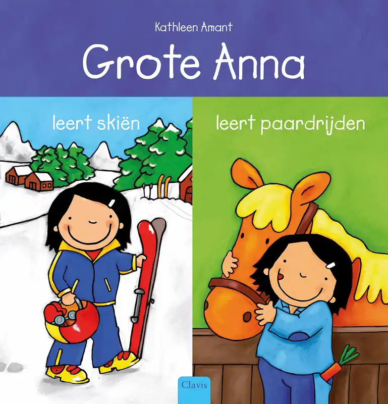 Gecertificeerd Grote Anna leert skiën – Grote Anna leert paardrijden
