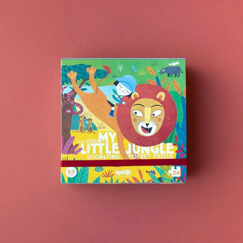 Rechtstreeks Van De Fabrikant Londji Pocket Puzzel – My Little Jungle (24 st.)