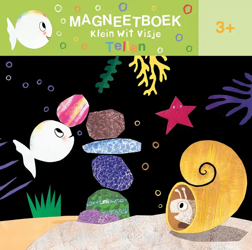 Magneetboek klein wit visje – Tellen Nieuw