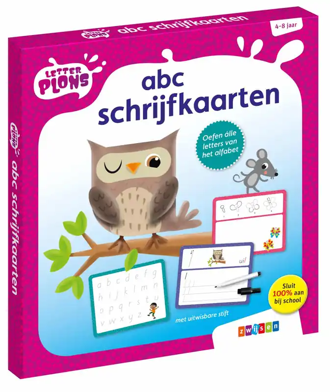 Letterplons – abc schrijfkaarten Koop Vandaag