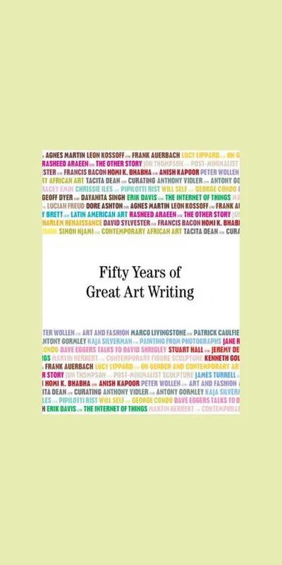 Fifty Years of Great Art Writing Uitverkoop