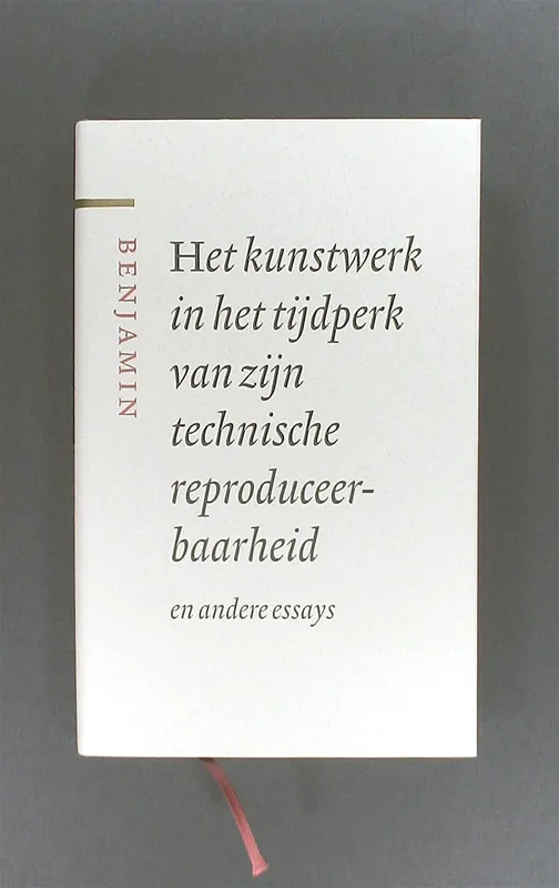 Walter Benjamin. Het kunstwerk in het tijdperk van zijn technische reproduceerbaarheid Favoriet