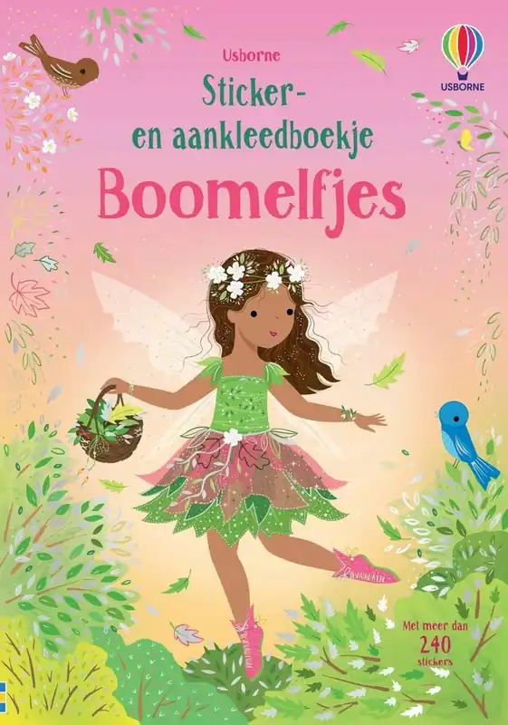 Usborne: Boomelfjes (stickerboek met 240 stickers) Direct Beschikbaar