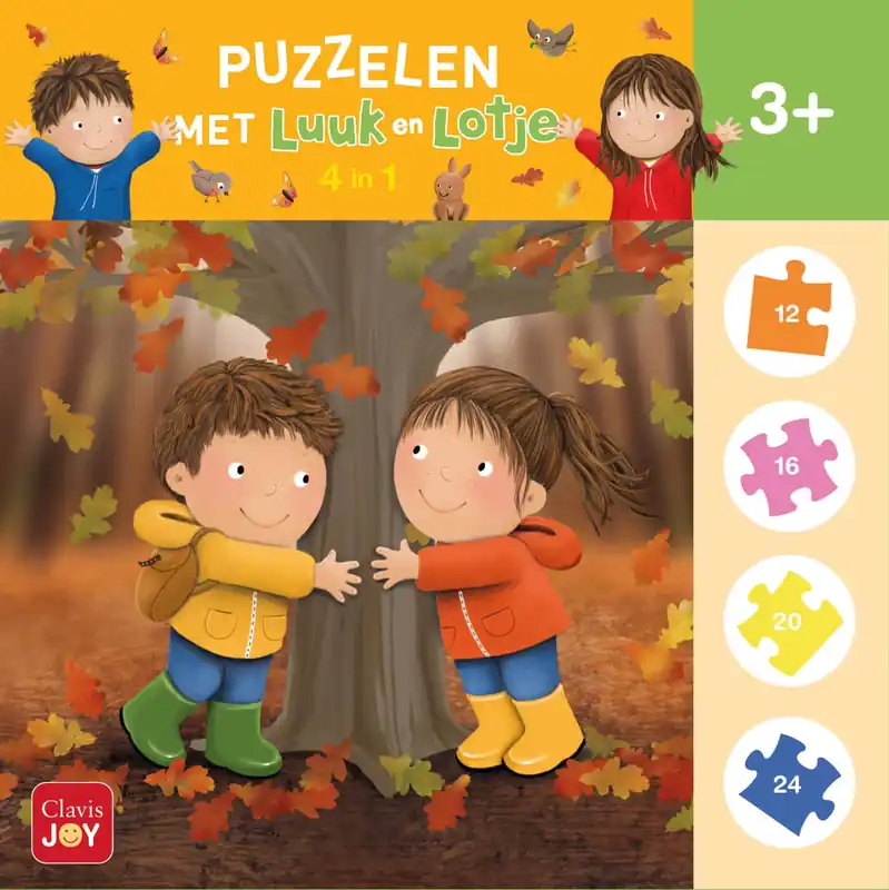 Puzzelen met Luuk en Lotje – 4-in-1-puzzel: Seizoenen (in herdruk 25/6/2026) Goedkoop