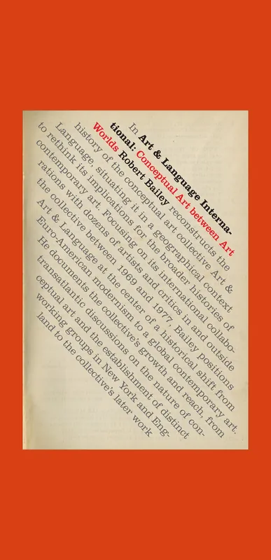 Laatste Versie Art & Language International: Conceptual Art between Art Worlds