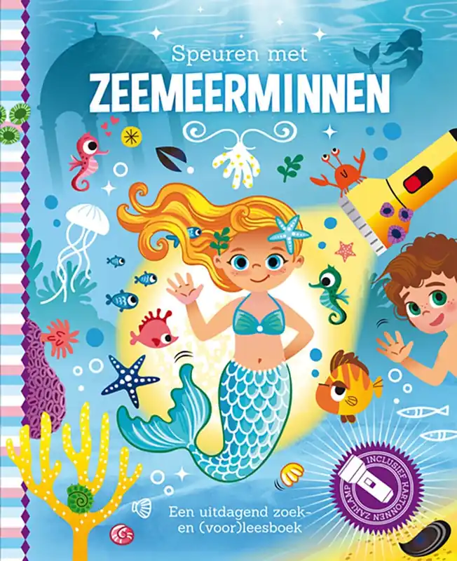 Zaklampboek – Speuren met zeemeerminnen Actieprijs