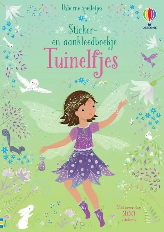 Usborne: Tuinelfjes (sticker- en aankleedboek) Uitverkoop