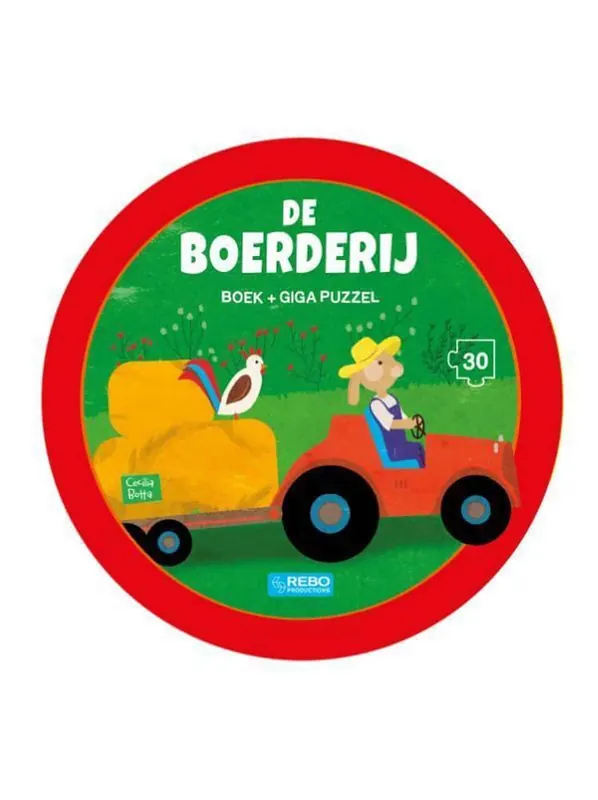 De boerderij – Boek + puzzel Express Levering