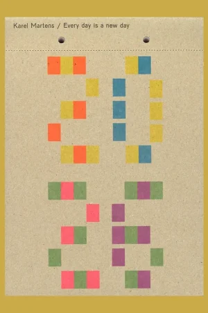 Karel Martens: Every Day is a New Day (Calendar 2026) Lage Prijs