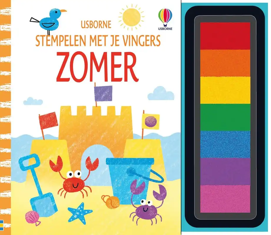 Usborne: Stempelen met je vingers – Zomer Tijdelijk Beschikbaar