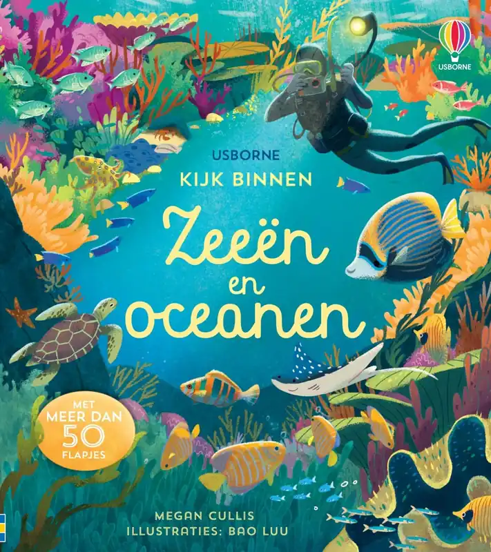 Usborne: Kijk binnen Zeeën en oceanen Gratis Retour