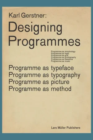 Karl Gerstner: Designing Programmes Laatste Kans