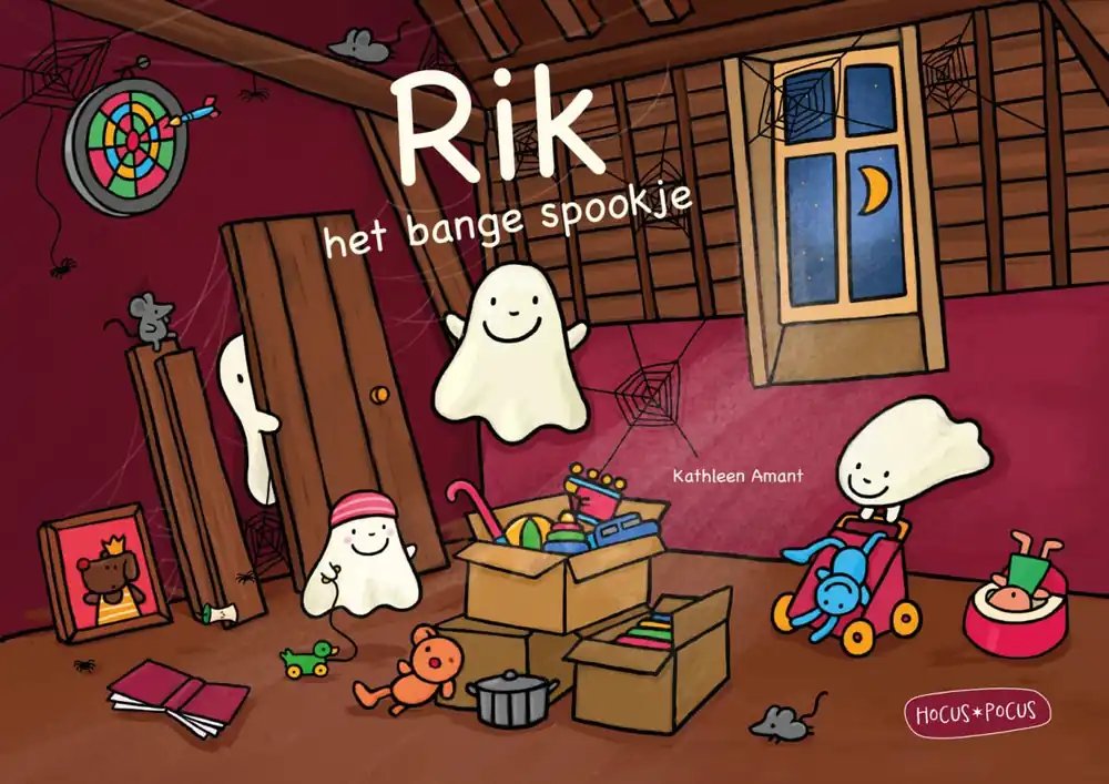 Rik het bange spookje – Vertelplaten (kamishibai) Gereduceerde Prijs