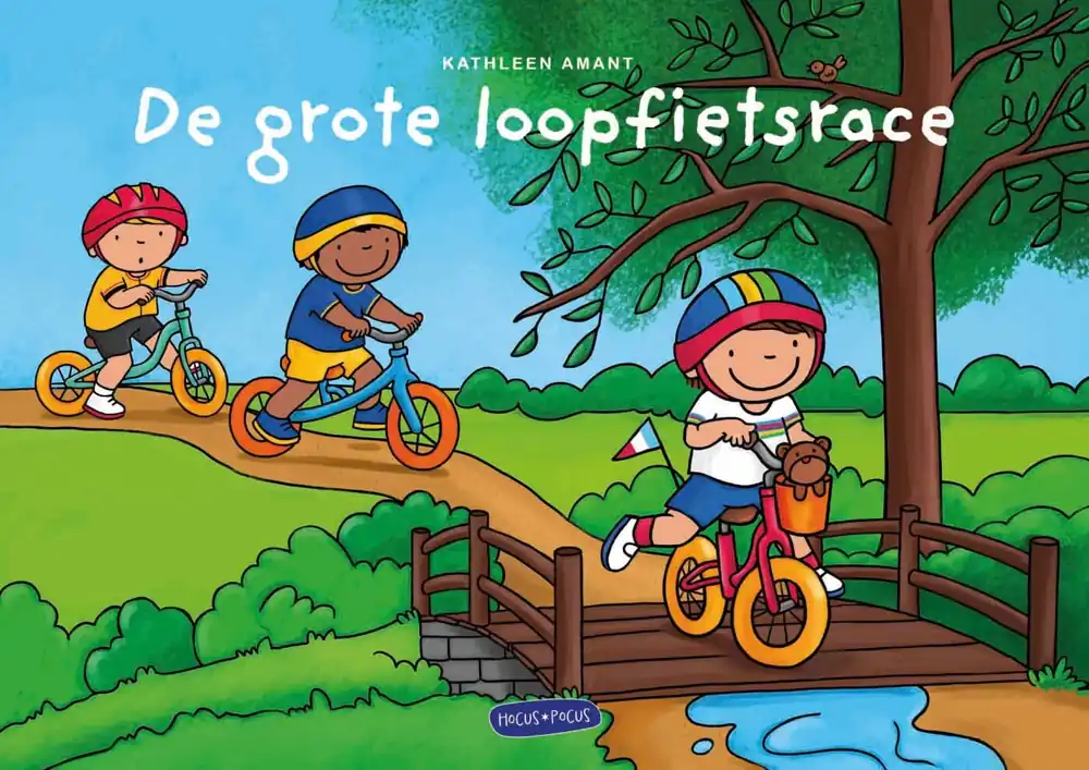 De grote loopfietsrace – Vertelplaten (kamishibai) Betrouwbaar