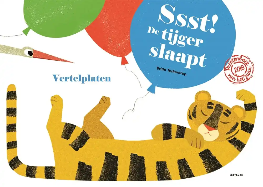 Alleen Vandaag Ssst! De tijger slaapt – Vertelplaten (kamishibai)