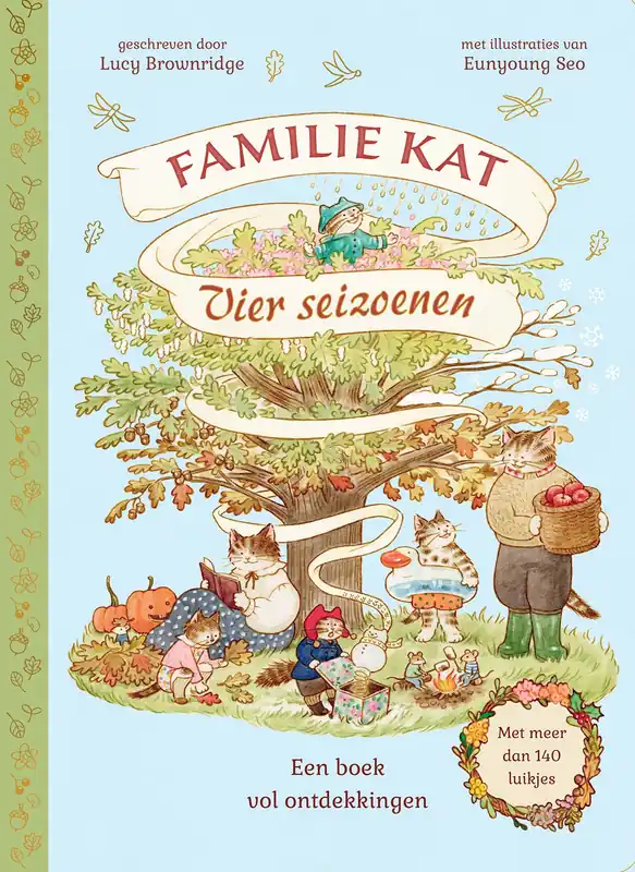 Familie Kat – vier seizoenen (met luikjes) Laatste Versie