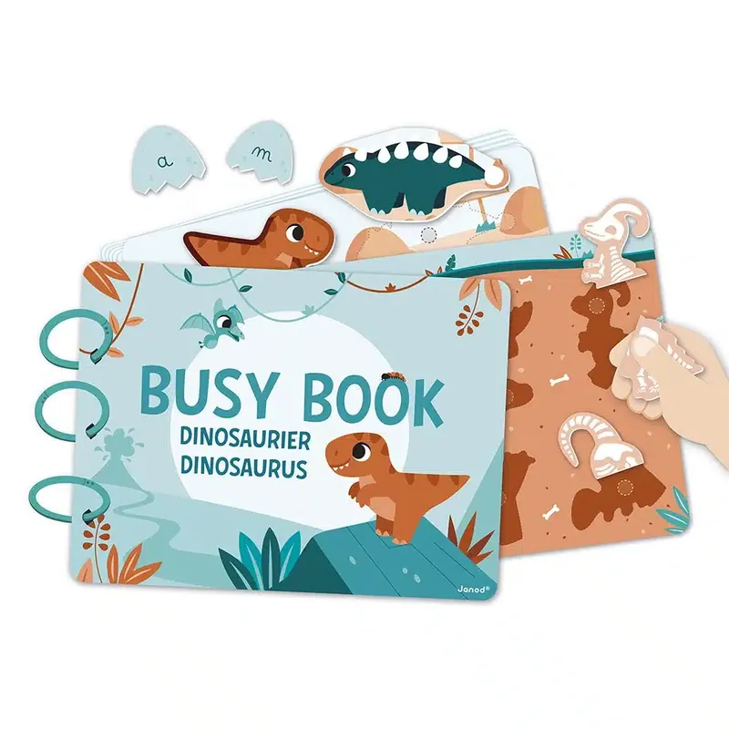 Janod – Busy Book Dinosaurus Lage Prijs
