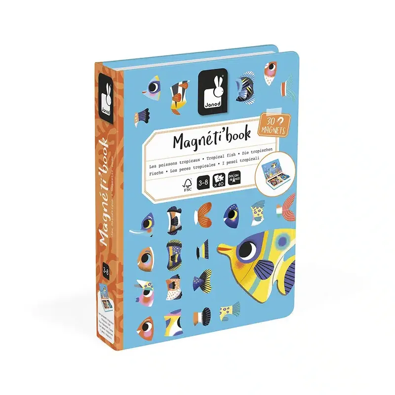 Janod Magnetibook – Tropische Vissen Uitverkoop