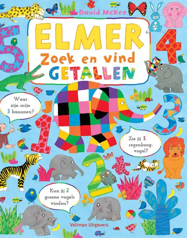Express Levering Elmer: zoek en vind – Getallen