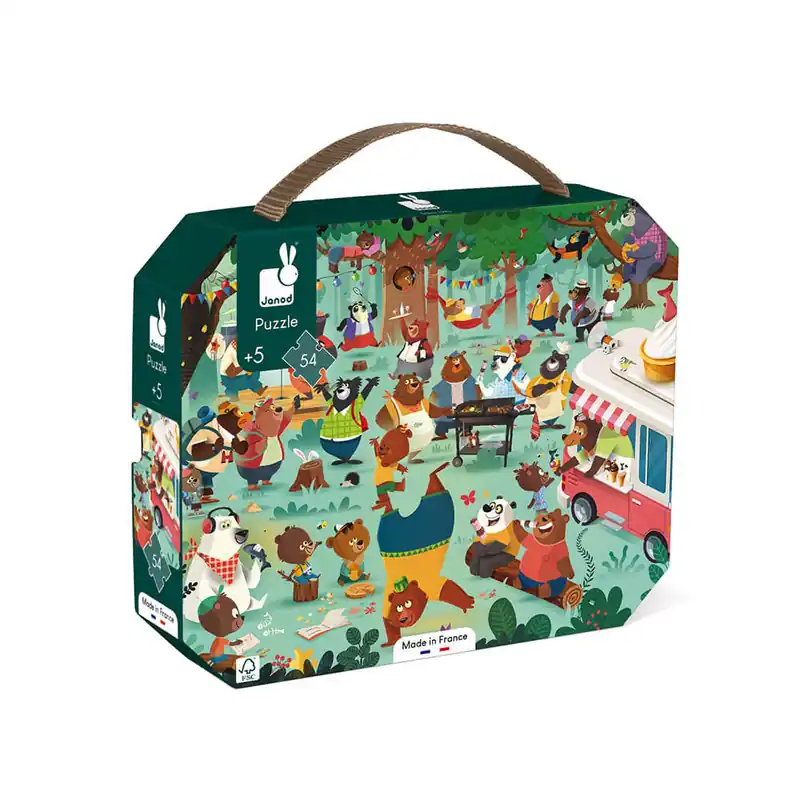 Weekendaanbieding Janod – Educatieve puzzel: Berenfamilie (54 st.)