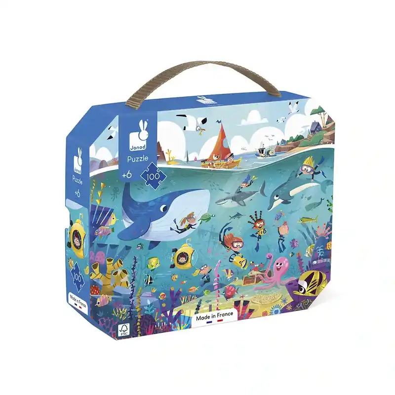Janod – Puzzel: Onderwaterwereld (100 st.) Snelle Levering