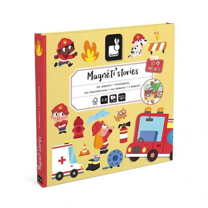 Weekendaanbieding Janod – Magnetistories brandweer