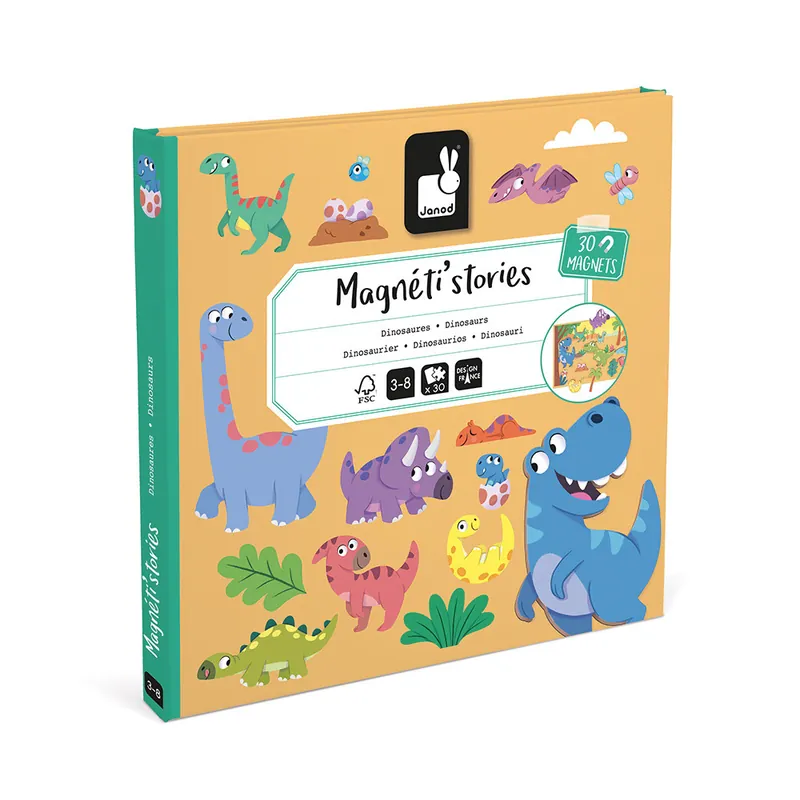 Gratis Verzending Janod – Magnetistories dinosaurus