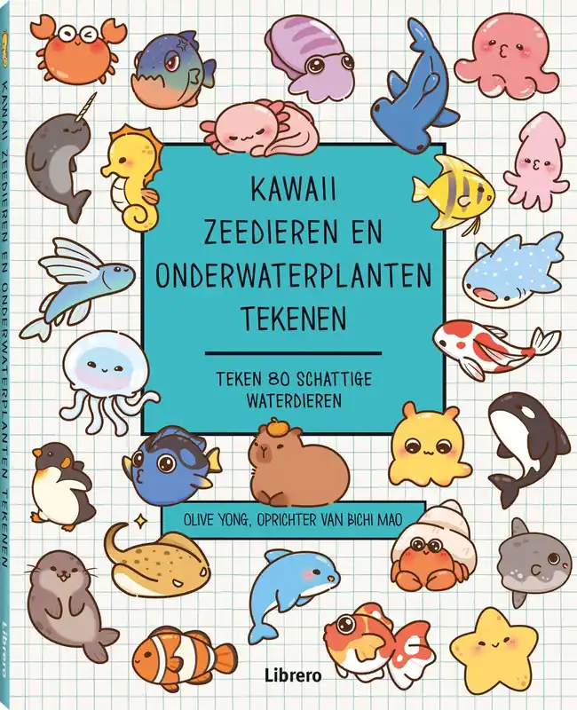 Finale Uitverkoop Kawaii: zeedieren en onderwaterplanten tekenen