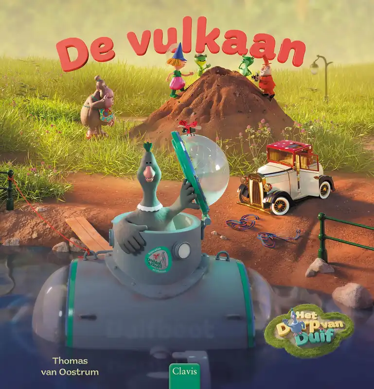 De vulkaan – het dorp van Duif Gereduceerde Prijs