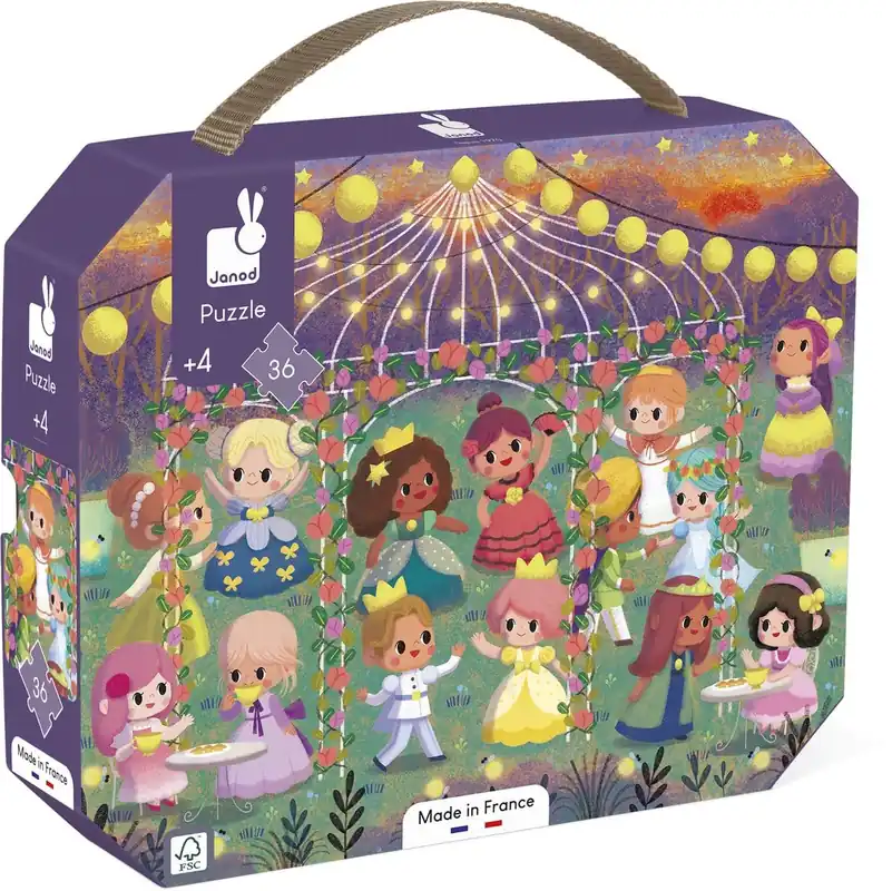 Janod – Puzzel: Prinsessenfeest (36 st.) Koopje