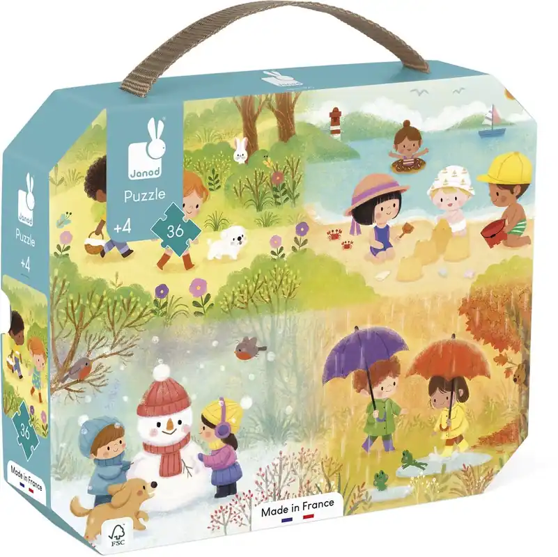 Weekendaanbieding Janod – Puzzel: De seizoenen (36 st.)
