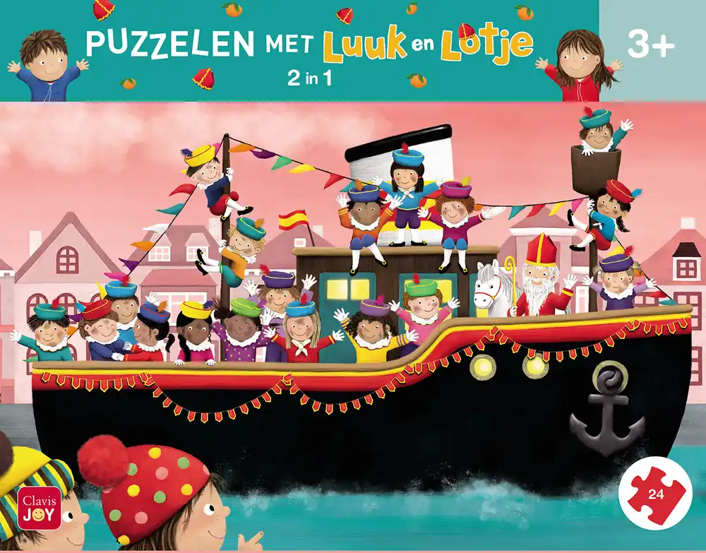 Puzzelen met Luuk en Lotje – Sinterklaas (24 stukjes) Betaalbaar