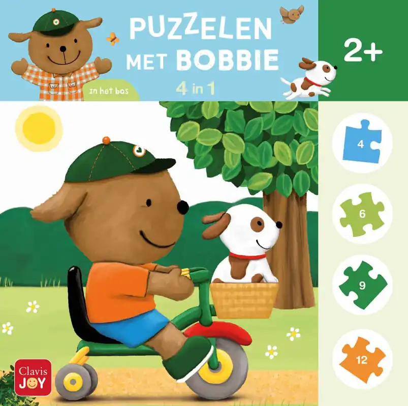 Puzzelen met Bobbie 4-in-1: In het bos Beperkte Voorraad