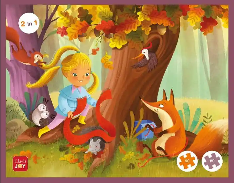 Uitverkoop Puzzelen met Pippa en de vermiste egel (2 in 1)