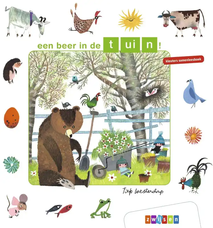 Superprijs Kleuters samenleesboek – Een beer in de tuin! (AVI start)