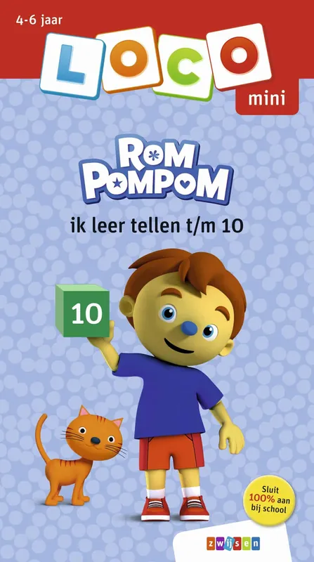 Loco Mini – Rompompom ik leer tellen t/m 10 Beperkte Voorraad