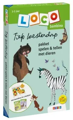 Tijdelijk Beschikbaar Bambino Loco – Fiep Westendorp: pakket spelen en tellen met dieren (3-5 jaar)