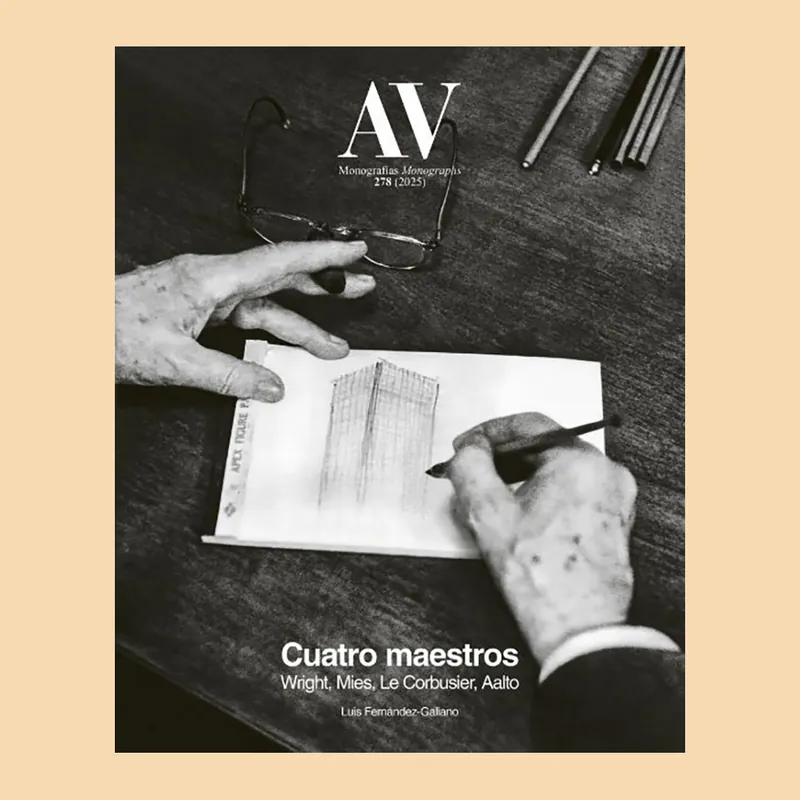 Four Masters / Cuatro maestros: Wright, Mies, Le Corbusier, Aalto (AV 278) Beperkte Voorraad
