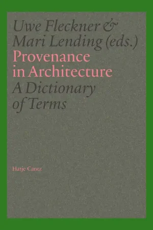 Snelle Levering Provenance in Architecture: A Dictionary