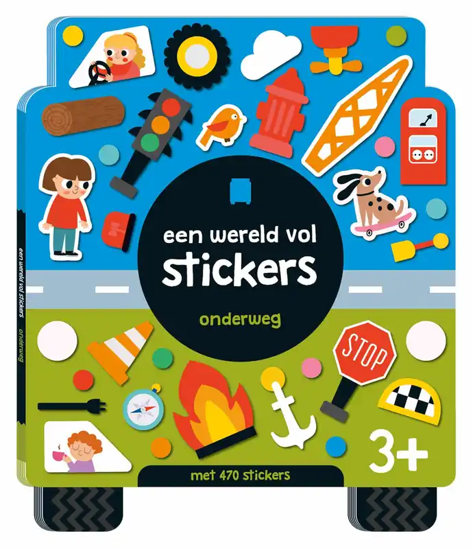 Gereduceerde Prijs Een wereld vol stickers – Onderweg