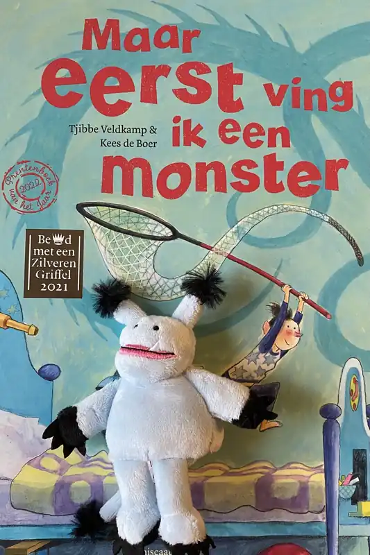 Maar eerst ving ik een monster (met vingerpopje) Gratis Verzending