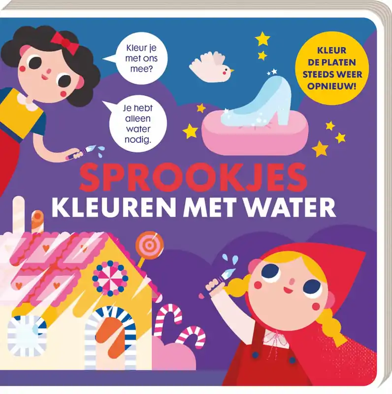 Sprookjes – Kleuren met water Direct Beschikbaar